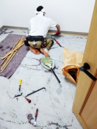 カーペットからフローリングに変更してすっきり広々　大田区M様邸